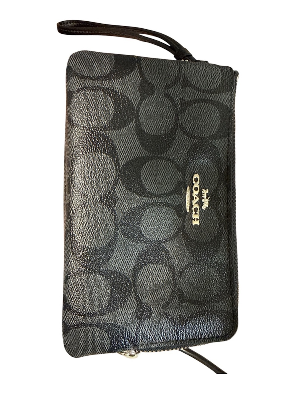Coach Double Corner Zip Wristlet (Style F87591)